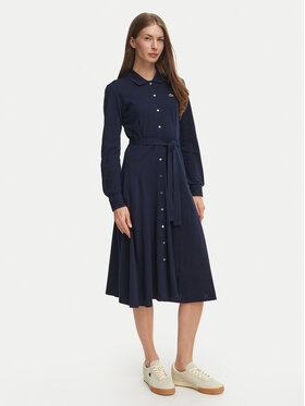 Lacoste Lacoste Srajčna obleka EF5299 Mornarsko modra Regular Fit