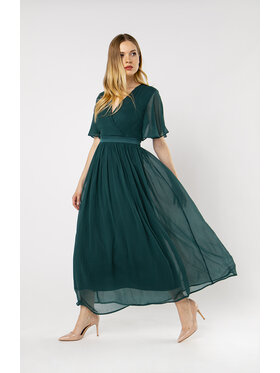 QUIOSQUE QUIOSQUE Každodenné šaty LINAVE DRESS Zelená Regular Fit