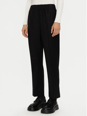 Weekend Max Mara Weekend Max Mara Pantaloni di tessuto Hateley 2425136052 Nero Regular Fit