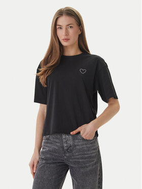 ONLY ONLY Póló Rhine 15368901 Fekete Boxy Fit
