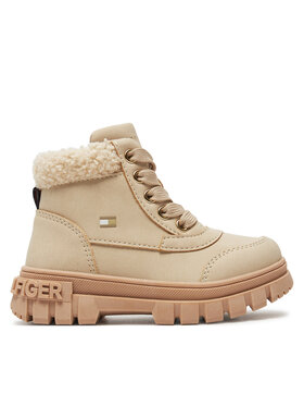 Tommy Hilfiger Tommy Hilfiger Žygio batai Lace-Up Bootie T1A5-33597-1628 M Smėlio