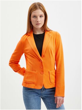 Orsay Orsay Marynarka 482455-219000__42 Pomarańczowy Regular Fit