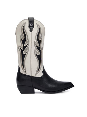 Guess Guess Western csizmák FLTLRG LEA11 Fekete