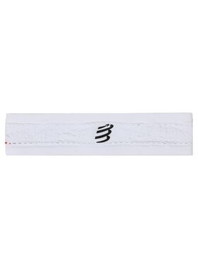 Compressport Compressport Medžiaginė ausų juosta Thin Headband On/Off CU00010B Balta