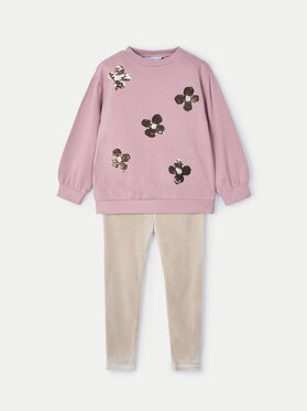 Mayoral Mayoral Komplet bluza i legginsy 4706 Różowy Regular Fit
