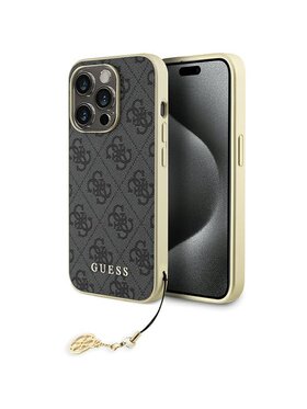 Guess Guess Etui na telefon iPhone 15 Pro Szary