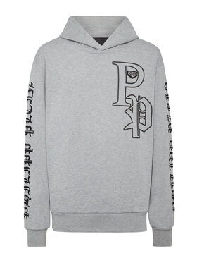 PHILIPP PLEIN PHILIPP PLEIN Mikina 9585 Sivá Regular Fit