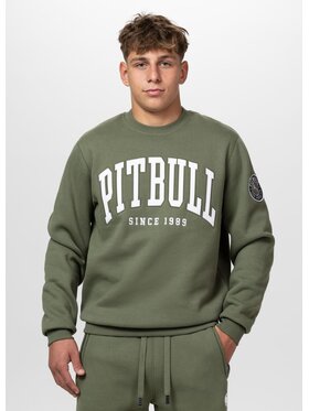 PITBULL PITBULL Bluza NORTON Zielony Regular Fit
