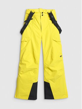 4F 4F Spodnie narciarskie SKI CLASSIC Żółty Regular Fit