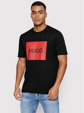 Hugo Hugo Тишърт Dulive 50463322 Черен Regular Fit