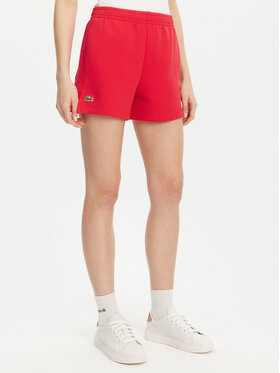Lacoste Lacoste Sportovní kraťasy GF9606 Červená Regular Fit