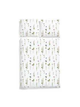 White pocket White pocket Komplet pościeli we wzory Biały