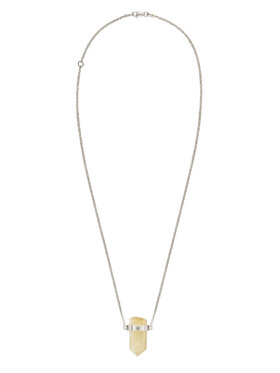 IZABELLA BUDRYN JEWELLERY IZABELLA BUDRYN JEWELLERY Naszyjnik z cytrynem Srebrny