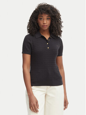 Tommy Hilfiger Tommy Hilfiger Pulover WW0WW41474 Črna Regular Fit