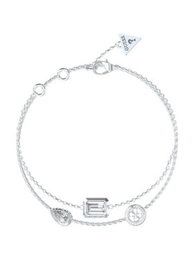 Guess Guess Bransoletka JUBB05237JWRHS Srebrny
