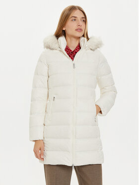Tommy Hilfiger Tommy Hilfiger Pernata jakna WW0WW43122 Écru Regular Fit