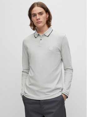 Boss Boss Polo Passertiplong 50484860 Gris Regular Fit