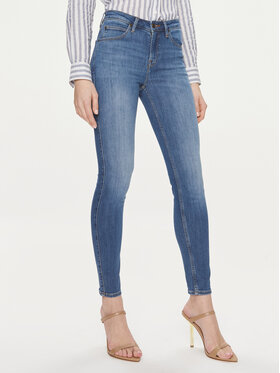Lee Lee Farmer Scarlet 112346881 Kék Skinny Fit