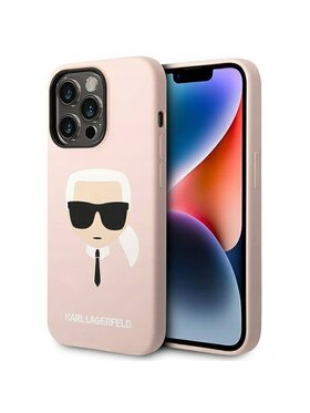 KARL LAGERFELD KARL LAGERFELD Etui na telefon Silicone Różowe złocenie