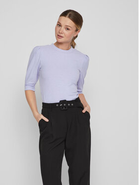 Vila Vila Блуза Felia 14079537 Виолетов Slim Fit