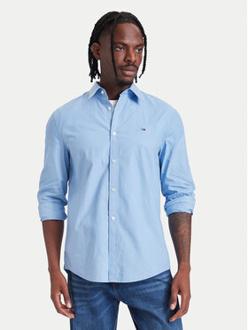 Tommy Jeans Tommy Jeans Marškiniai DM0DM22026 Šviesiai mėlyna Regular Fit