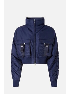 PINKO PINKO Kurtka bomber Pinot Granatowy Oversize