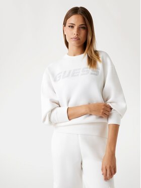 Guess Guess Mikina 169847 Bílá Classic Fit