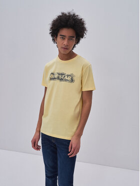 BIG STAR BIG STAR T-Shirt alonze_200 Żółty Basic Fit