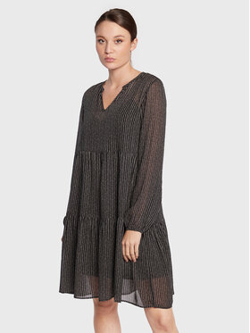 Comma Comma Vsakodnevna obleka 2123637 Črna Relaxed Fit