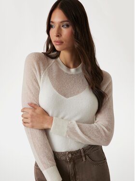 Guess Guess Sweter 171509 Biały Classic Fit