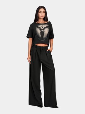 MADE BY SOCIETY MADE BY SOCIETY T-Shirt La Pièce - T27897 Czarny Basic Fit