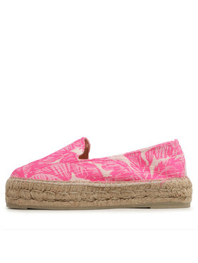 Manebi Espadrile Cotton Jaquard Double Sole Espadrilles G 4.7 D0 Ružičasta