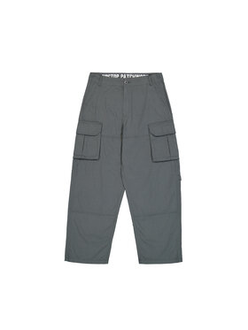 Alpha Industries Alpha Industries Spodnie cargo Ripstop Patchwork Pant Szary Relaxed Fit