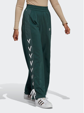 adidas adidas Долнище анцуг Always Original Laced HK5086 Зелен Relaxed Fit