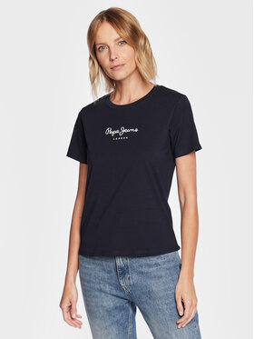 Pepe Jeans Pepe Jeans T-Shirt Wendy PL505480 Dunkelblau Regular Fit