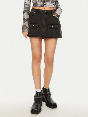 One Teaspoon One Teaspoon Minirock Sloane 26668 Schwarz Regular Fit