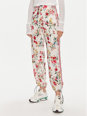 ViCOLO ViCOLO Bavlnené nohavice TB2129 Écru Regular Fit