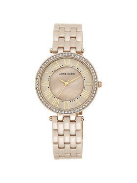 Anne Klein Anne Klein Zegarek AK-2130TNGB Beżowy
