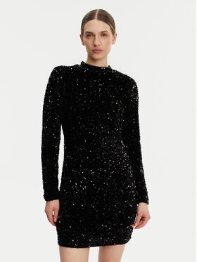 DKNY DKNY Kokteilinė suknelė P4ID6XQY Juoda Regular Fit