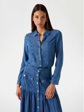 Guess Guess Top 176615 Niebieski Classic Fit