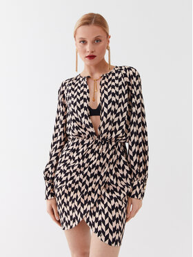 Elisabetta Franchi Elisabetta Franchi Φόρεμα κοκτέιλ AB-386-32E2-V500 Μαύρο Regular Fit