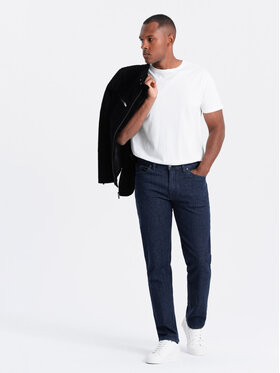 Ombre Ombre Jeansy OM-PADP-0152 Modrá Regular Fit