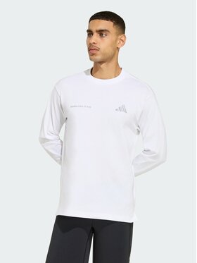 adidas adidas Koszulka techniczna adi365 Running Community Culture Biały Loose Fit