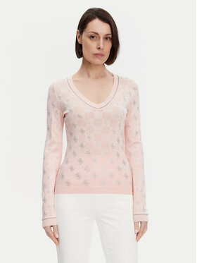 Guess Guess Pulover W5GR07 Z3D60 Roz Regular Fit