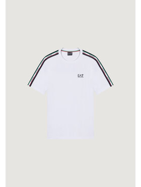 EA7 Emporio Armani EA7 Emporio Armani T-Shirt 7M001861 AF12503 Biały Casual Fit