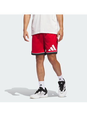 adidas adidas Szorty sportowe 139979 Czerwony Loose Fit