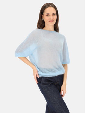 L’AF L’AF Sweter Era Błękitny Reglan Fit