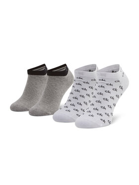 Calvin Klein Calvin Klein Sada 2 párů nízkých ponožek unisex 701218715 Šedá
