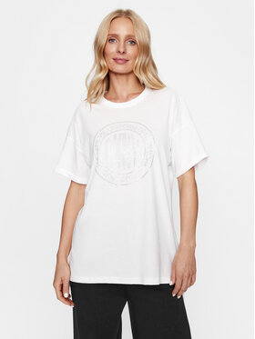 DKNY Sport DKNY Sport T-Shirt DP3T9445 Biały Regular Fit