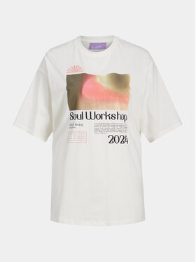JJXX JJXX T-Shirt Paige 12252311 Biały Regular Fit